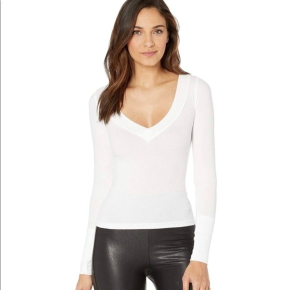 Free People Tops - Free People Lily Layering Top Long Sleeve Tee XS